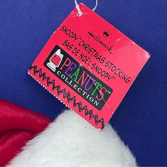 Hallmark Peanuts Collection Snoopy w/ detachable Woodstock Stocking NWT - Picture 6 of 11